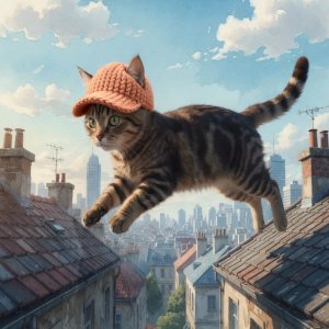 CatWifHat media
